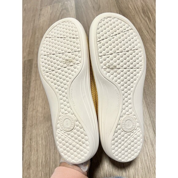 NEW WACO Revitalign Slide Womens Orthotic Slip On Mules Sneakers Sz 8.5B Yellow - Picture 5 of 6